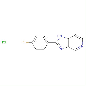 1H-Imidazo[4,5-c]pyridine, 2-(4-fluorophenyl)-, monohydrochloride