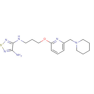 1,2,5-Thiadiazole-3,4-diamine,N-[3-[[6-(1-piperidinylmethyl)-2-pyridinyl]oxy]propyl]-