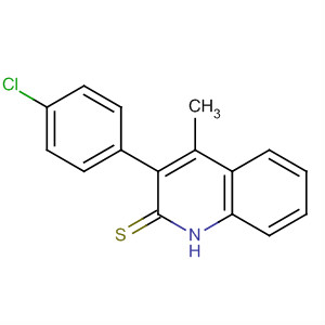 2(1H)-Quinolinethione, 3-(4-chlorophenyl)-4-methyl-