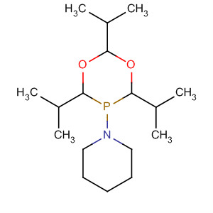 Piperidine, 1-[2,4,6-tris(1-methylethyl)-1,3,5-dioxaphosphorinan-5-yl]-