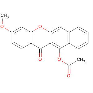 12H-Benzo[b]xanthen-12-one, 11-(acetyloxy)-3-methoxy-