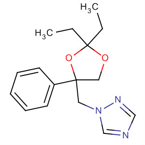 1H-1,2,4-Triazole, 1-[(2,2-diethyl-4-phenyl-1,3-dioxolan-4-yl)methyl]-