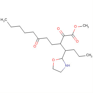 4-Oxazolidineheptanoic acid, 2-oxo-3-(3-oxooctyl)-, methyl ester
