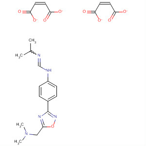 Methanimidamide,N-[4-[5-[(dimethylamino)methyl]-1,2,4-oxadiazol-3-yl]phenyl]-N'-(1-methylethyl)-, (2Z)-2-butenedioate (1:2)