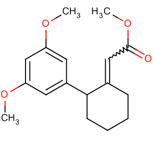 Acetic acid, [2-(3,5-dimethoxyphenyl)cyclohexylidene]-, methyl ester