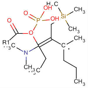 Phosphonic acid,[1-(dimethylamino)-3-methyl-2-[(trimethylsilyl)methyl]-1-butenyl]-, diethylester, (Z)-