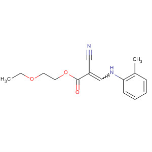 2-Propenoic acid, 2-cyano-3-(methylphenylamino)-, 2-ethoxyethyl ester