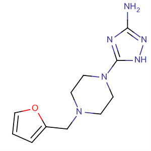 1H-1,2,4-Triazol-3-amine, 5-[4-(2-furanylmethyl)-1-piperazinyl]-