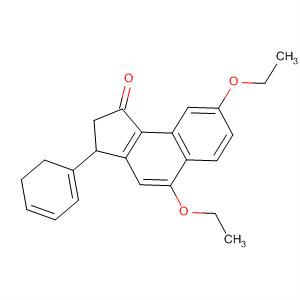 1H-Benz[e]inden-1-one, 5,8-diethoxy-2,3-dihydro-3-phenyl-