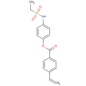 Benzoic acid, 4-ethenyl-, 4-[(ethylsulfonyl)amino]phenyl ester