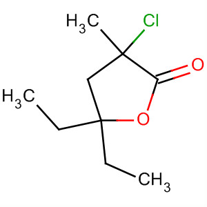 2(3H)-Furanone, 3-chloro-5,5-diethyldihydro-3-methyl-