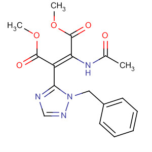 2-Butenedioic acid,2-(acetylamino)-3-[1-(phenylmethyl)-1H-1,2,4-triazol-5-yl]-, dimethylester, (E)-