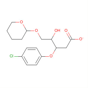 2-Propanol, 1-(4-chlorophenoxy)-3-[(tetrahydro-2H-pyran-2-yl)oxy]-,acetate
