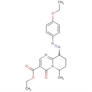 4H-Pyrido[1,2-a]pyrimidine-3-carboxylic acid,9-[(4-ethoxyphenyl)azo]-6,7,8,9-tetrahydro-6-methyl-4-oxo-, ethyl ester,(E)-