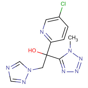 2-Pyridinemethanol,5-chloro-a-(1-methyl-1H-tetrazol-5-yl)-a-(1H-1,2,4-triazol-1-ylmethyl)-