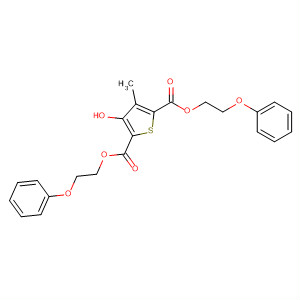 2,5-Thiophenedicarboxylic acid, 3-hydroxy-4-methyl-,bis(2-phenoxyethyl) ester