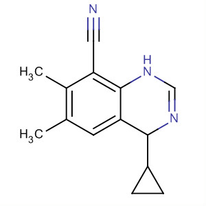 8-Quinazolinecarbonitrile, 4-cyclopropyl-1,4-dihydro-6,7-dimethyl-