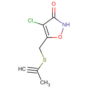 3(2H)-Isoxazolone, 4-chloro-5-[(2-propynylthio)methyl]-
