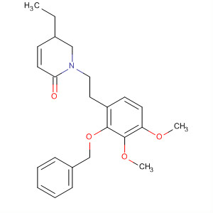 2(1H)-Pyridinone,1-[2-[3,4-dimethoxy-2-(phenylmethoxy)phenyl]ethyl]-5-ethyl-5,6-dihydro-