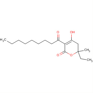 2H-Pyran-2-one, 6-ethyl-5,6-dihydro-4-hydroxy-6-methyl-3-(1-oxononyl)-