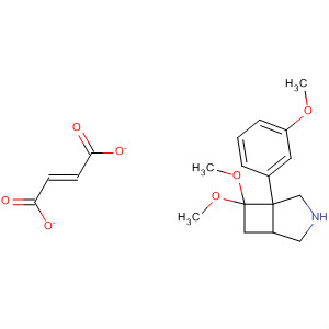 3-Azabicyclo[3.2.0]heptane, 7,7-dimethoxy-1-(3-methoxyphenyl)-,(2E)-2-butenedioate (1:1)