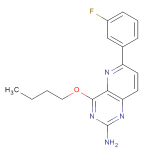 Pyrido[3,2-d]pyrimidin-2-amine, 4-butoxy-6-(3-fluorophenyl)-