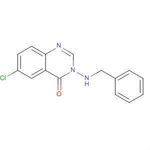 4(3H)-Quinazolinone, 6-chloro-3-[(phenylmethyl)amino]-