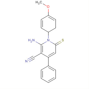 3-Pyridinecarbonitrile,2-amino-1,6-dihydro-1-(4-methoxyphenyl)-4-phenyl-6-thioxo-