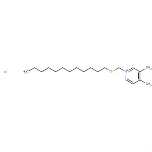 Pyridinium, 1-[(dodecylthio)methyl]-3,4-dimethyl-, chloride