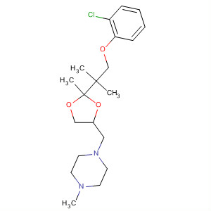 Piperazine,1-[[2-[2-(2-chlorophenoxy)-1,1-dimethylethyl]-2-methyl-1,3-dioxolan-4-yl]methyl]-4-methyl-