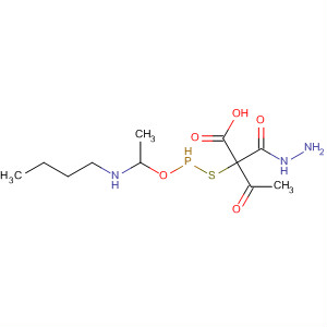 Acetic acid, [[(butylamino)ethoxyphosphinyl]thio]-,2-acetyl-2-methylhydrazide
