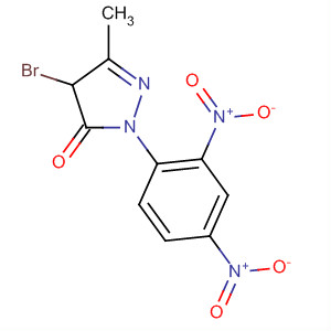 3H-Pyrazol-3-one, 4-bromo-2-(2,4-dinitrophenyl)-2,4-dihydro-5-methyl-