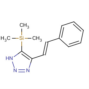 1H-1,2,3-Triazole, 4-(2-phenylethenyl)-5-(trimethylsilyl)-, (E)-