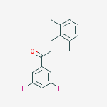 3,5-DIFLUORO-3-(2,6-DIMETHYLPHENYL)PROPIOPHENONE
