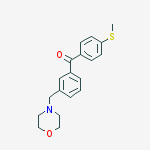 3-MORPHOLINOMETHYL-4-THIOMETHYLBENZOPHENONE