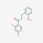 2,4-DIMETHYL-3-(2-METHOXYPHENYL)PROPIOPHENONE