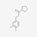 CYCLOPENTYL 2-(3,4-DIMETHYLPHENYL)ETHYL KETONE