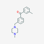 3-METHYL-3-(4-METHYLPIPERAZINOMETHYL) BENZOPHENONE