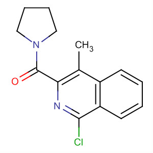 Pyrrolidine, 1-[(1-chloro-4-methyl-3-isoquinolinyl)carbonyl]-