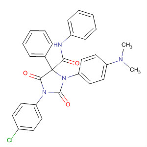 4-Imidazolidinecarboxamide,1-(4-chlorophenyl)-3-[4-(dimethylamino)phenyl]-2,5-dioxo-N,4-diphenyl-