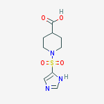 1-(1H-imidazol-4-ylsulfonyl)piperidine-4-carboxylic acid