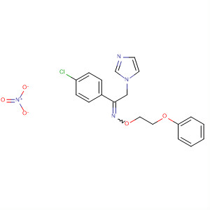 Ethanone, 1-(4-chlorophenyl)-2-(1H-imidazol-1-yl)-,O-(2-phenoxyethyl)oxime, nitrate