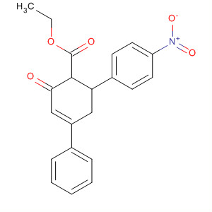 3-Cyclohexene-1-carboxylic acid, 6-(4-nitrophenyl)-2-oxo-4-phenyl-,ethyl ester, trans-
