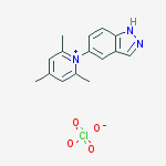 Pyridinium, 1-(1H-indazol-5-yl)-2,4,6-trimethyl-, perchlorate
