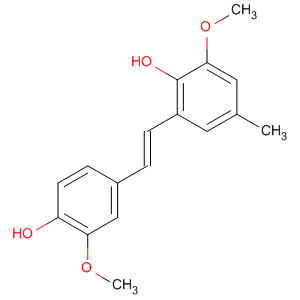Phenol, 2-[2-(4-hydroxy-3-methoxyphenyl)ethenyl]-6-methoxy-4-methyl-,(E)-