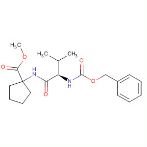 Cyclopentanecarboxylic acid,1-[[3-methyl-1-oxo-2-[[(phenylmethoxy)carbonyl]amino]butyl]amino]-,methyl ester, (R)-