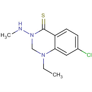 4(1H)-Quinazolinethione, 7-chloro-1-ethyl-2,3-dihydro-3-(methylamino)-
