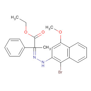 Benzenepropanoic acid,a-[(1-bromo-4-methoxy-2-naphthalenyl)hydrazono]-, ethyl ester, (Z)-
