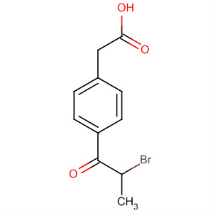 Benzeneacetic acid, 4-(2-bromo-1-oxopropyl)-