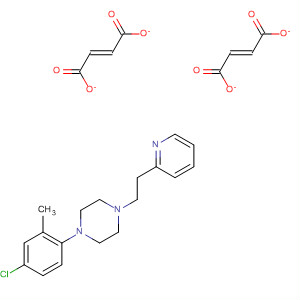 Piperazine, 1-(4-chloro-2-methylphenyl)-4-[2-(2-pyridinyl)ethyl]-,(2E)-2-butenedioate (1:2)